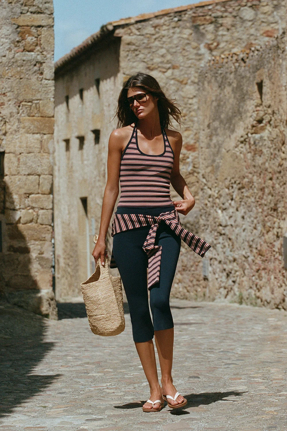 Leandra Capri Pant Navy