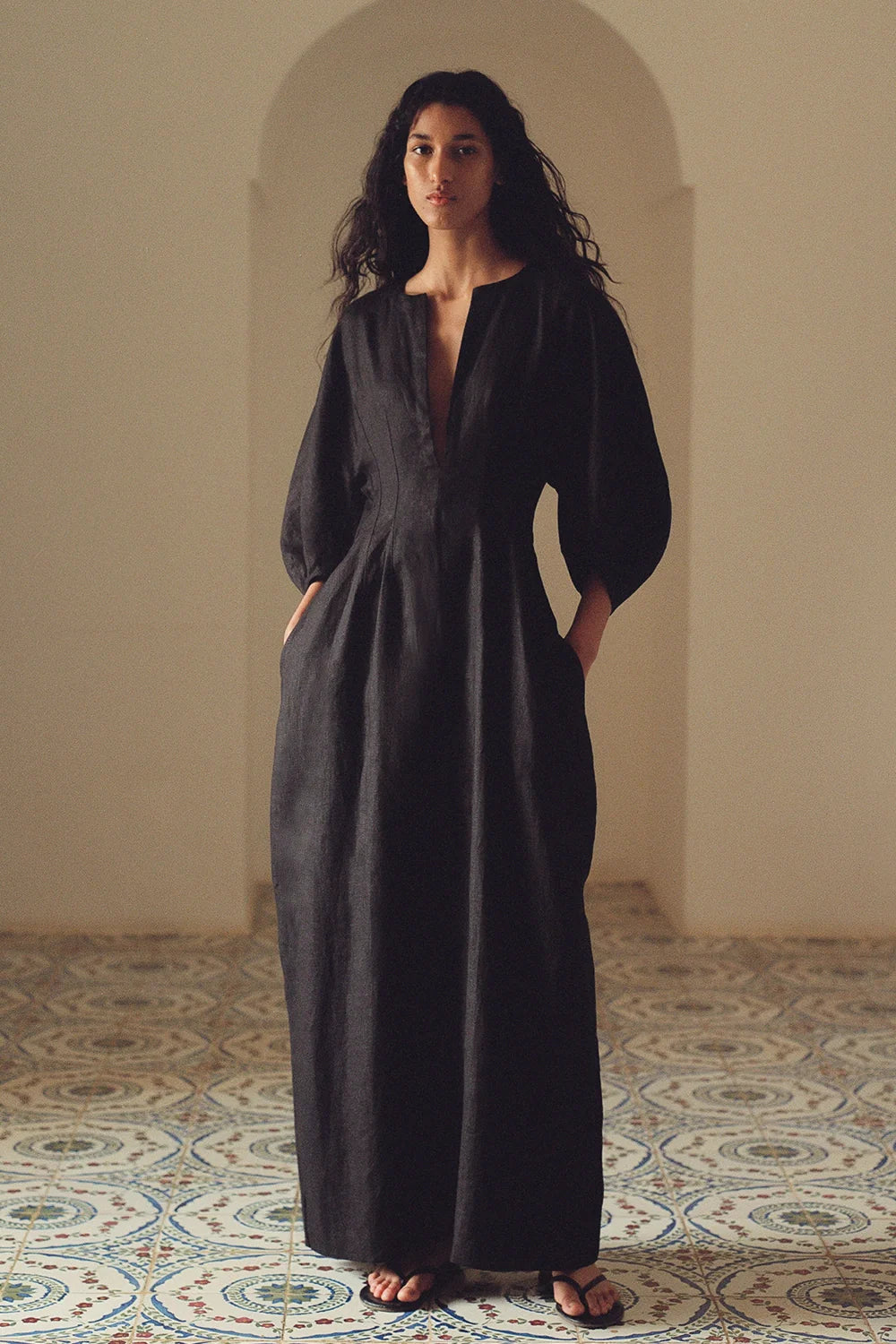 Soleil Maxi Dress Black