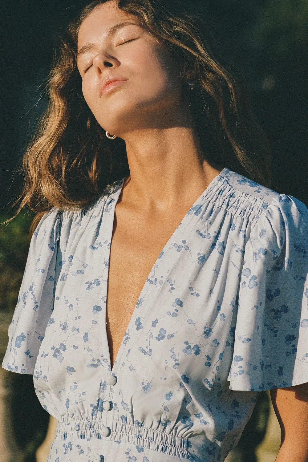 Tae Midi Dress Blossom Blue