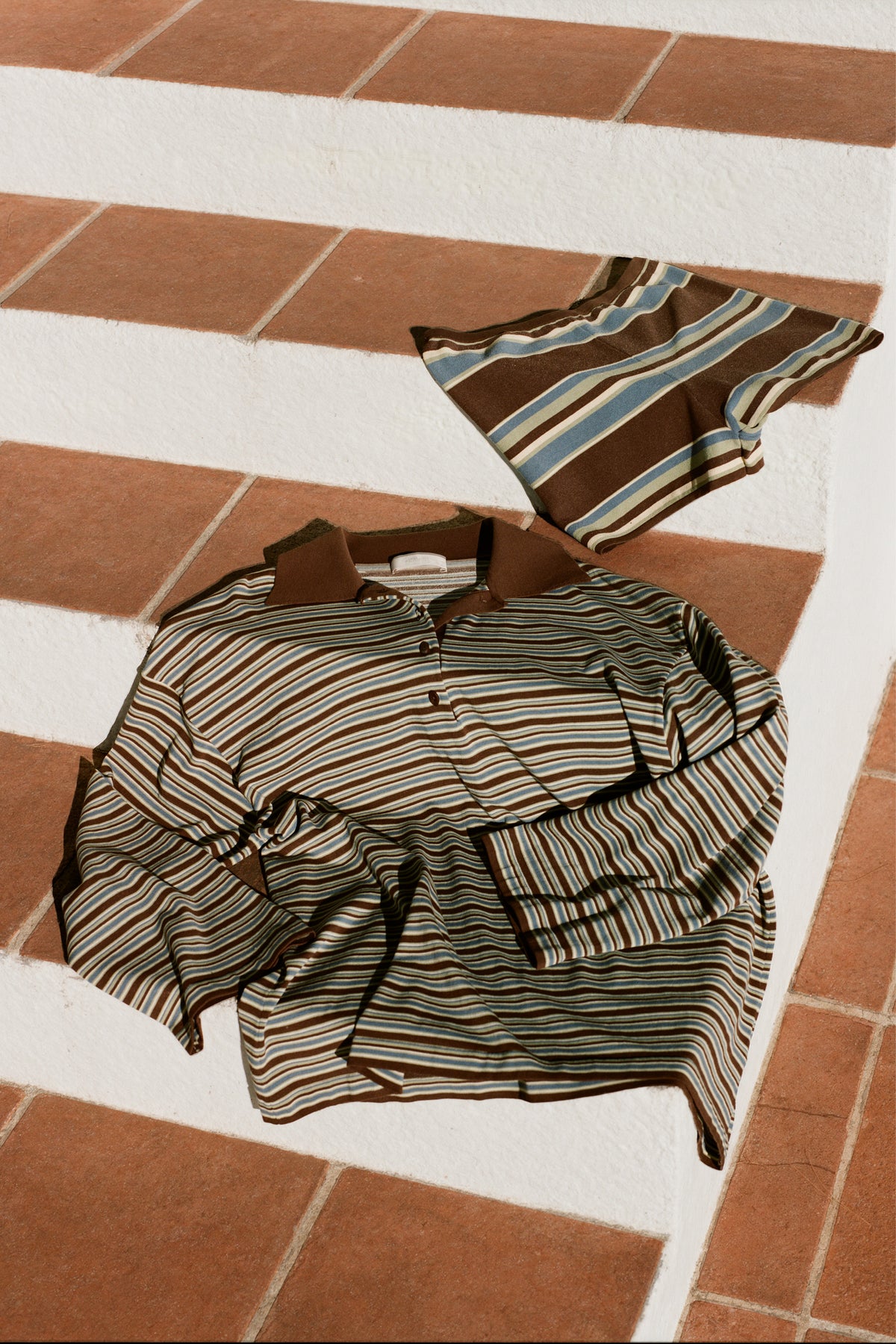 Ivana Polo Shirt La Palma Stripe Carob