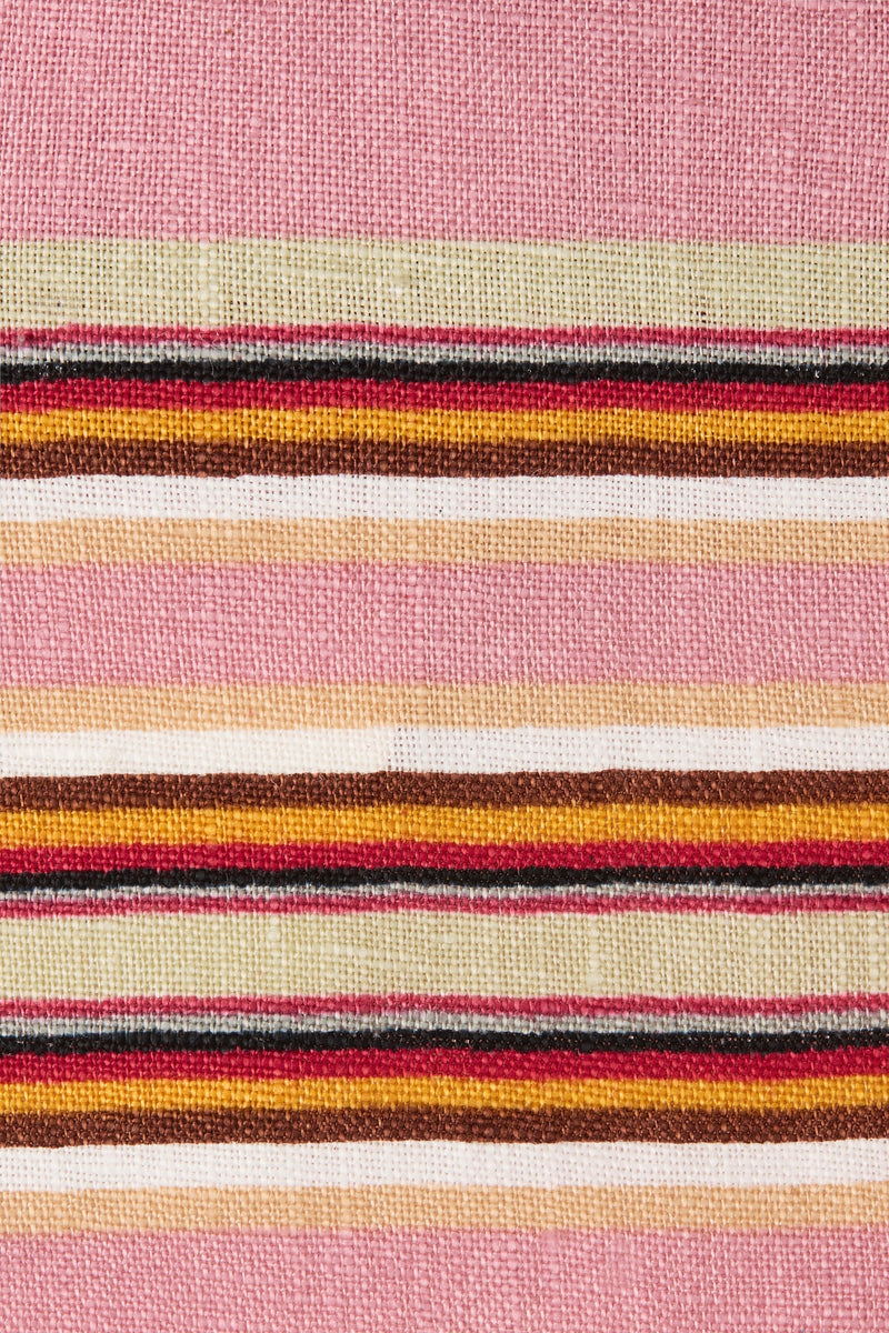 Yolina Maxi Dress Barragan Stripe Dusty Mauve - Final Sale