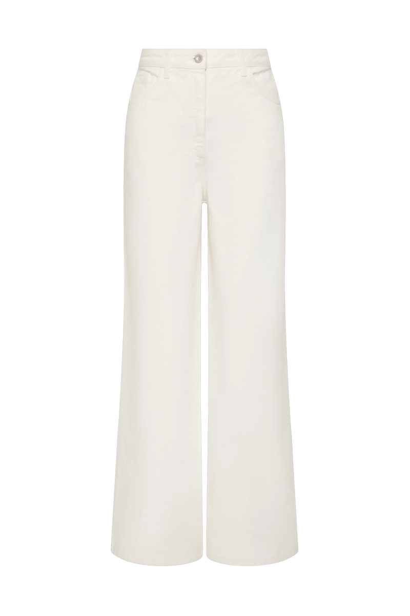 Quinta Wide Jean Milk