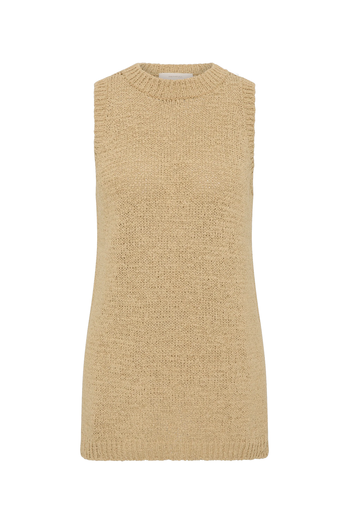 The Knit Vest Wheat