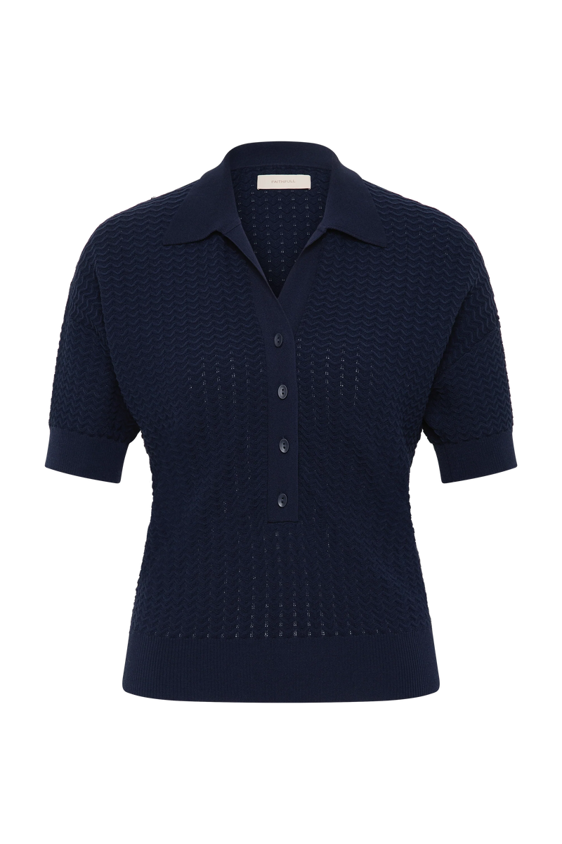 Oana Polo Shirt Vintage Navy