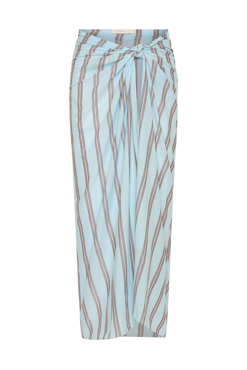 MARKÉTT Pareo Stripe Aqua Chocolate