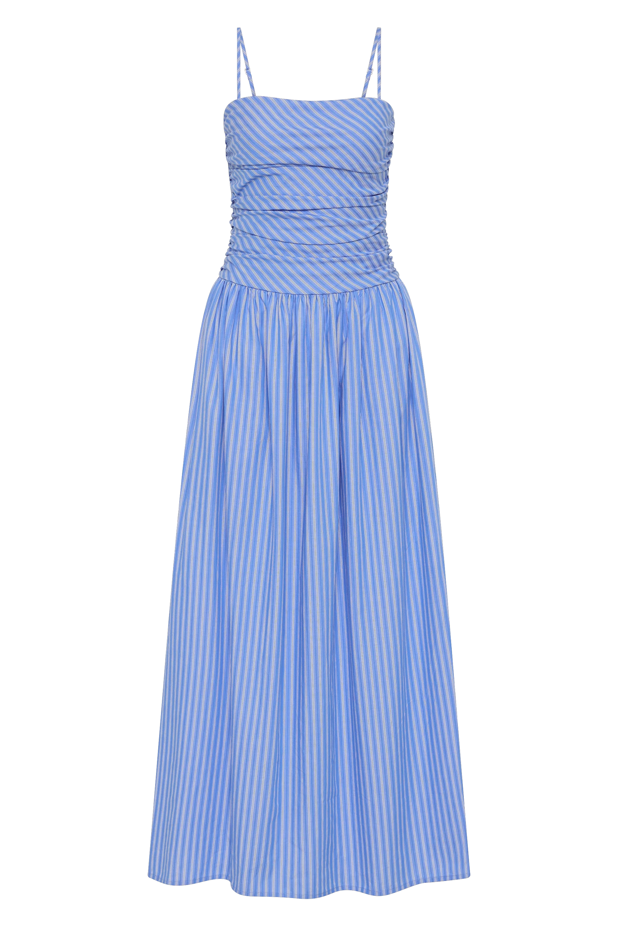 Portlligat Maxi Dress Joao Stripe Azulejo Blue