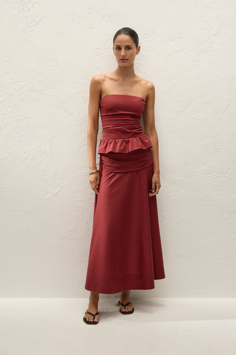 Simone Top Porto Red