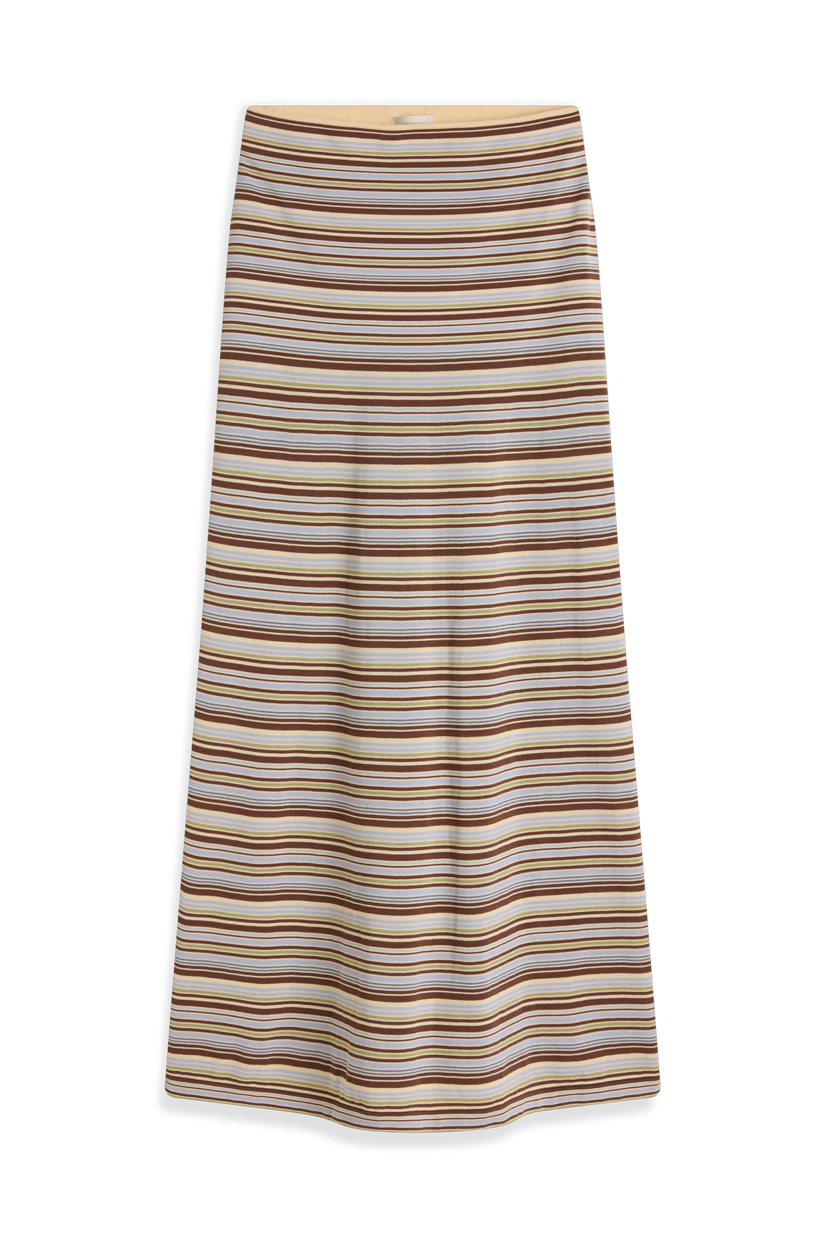 Casia Maxi Skirt Canaria Stripe Carob