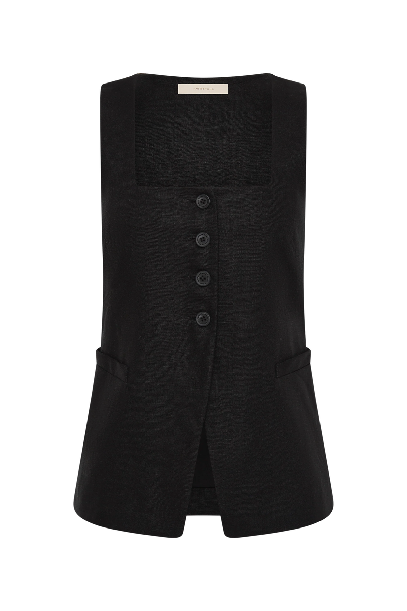 Jackie Vest Black