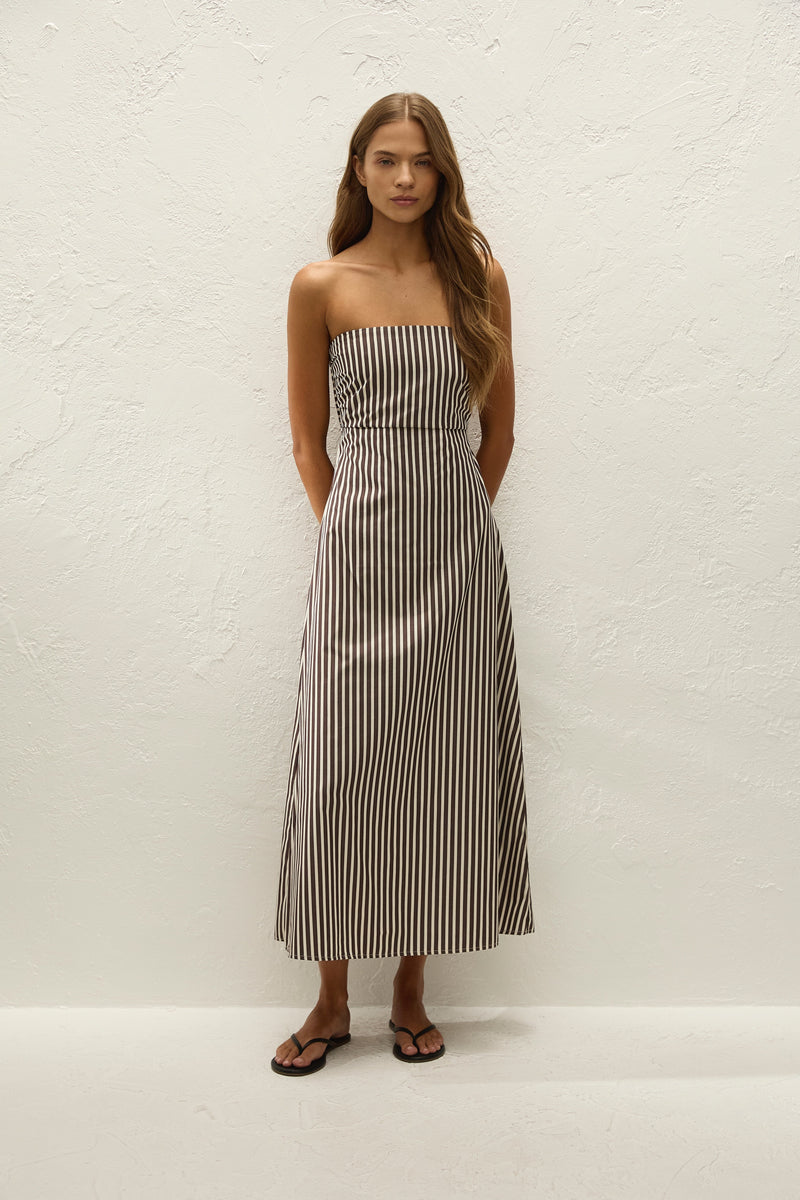Casimiro Midi Dress Rita Stripe Port