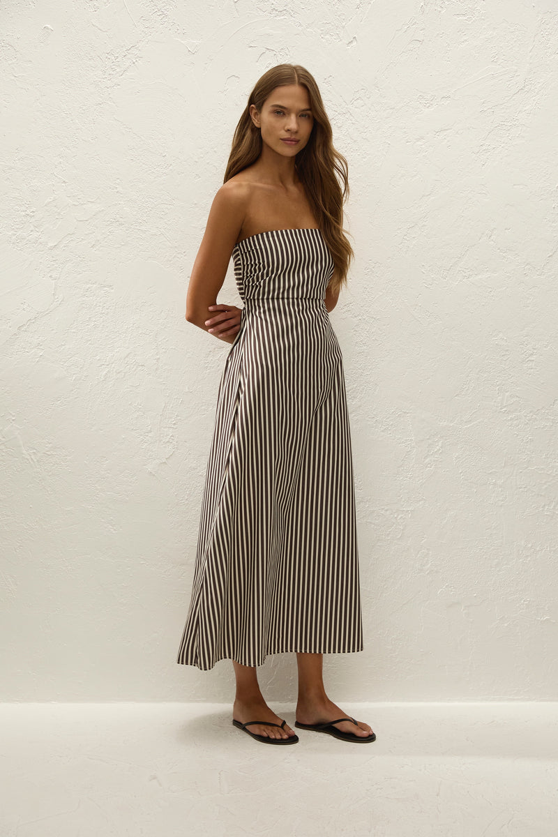 Casimiro Midi Dress Rita Stripe Port
