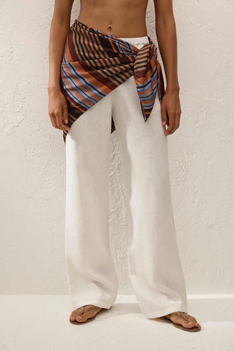 Soleil Waist Scarf Elena Stripe