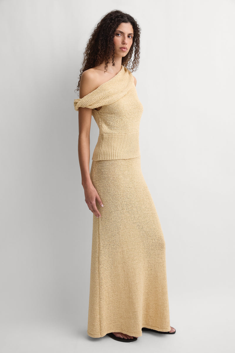 Ellise Top Faded Butter