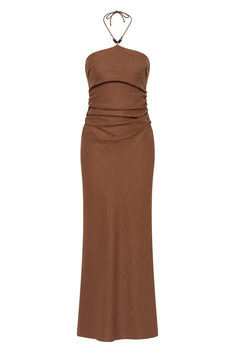 Natalia Midi Dress Cacao
