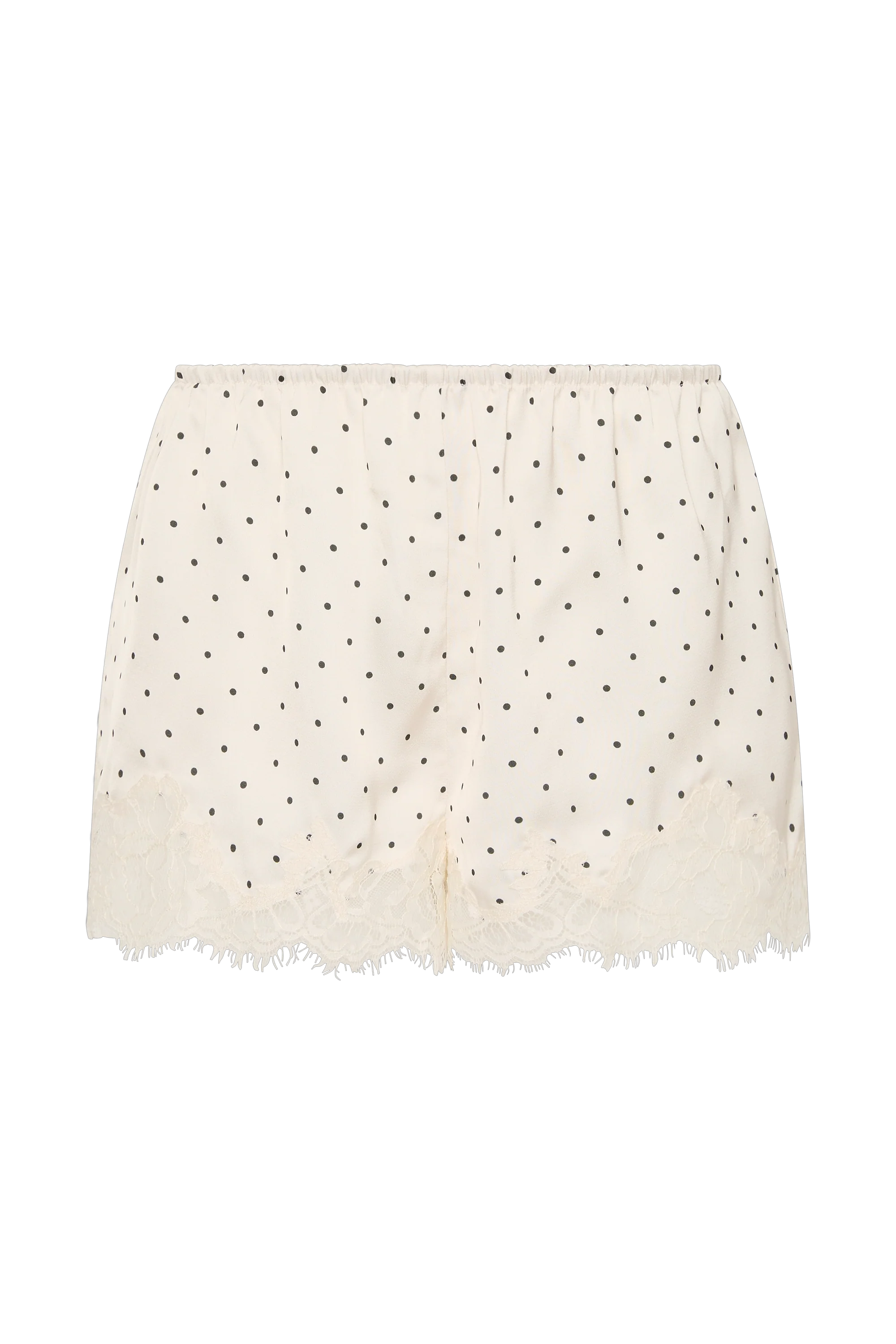 Marisol Short Polka Dot Antique White