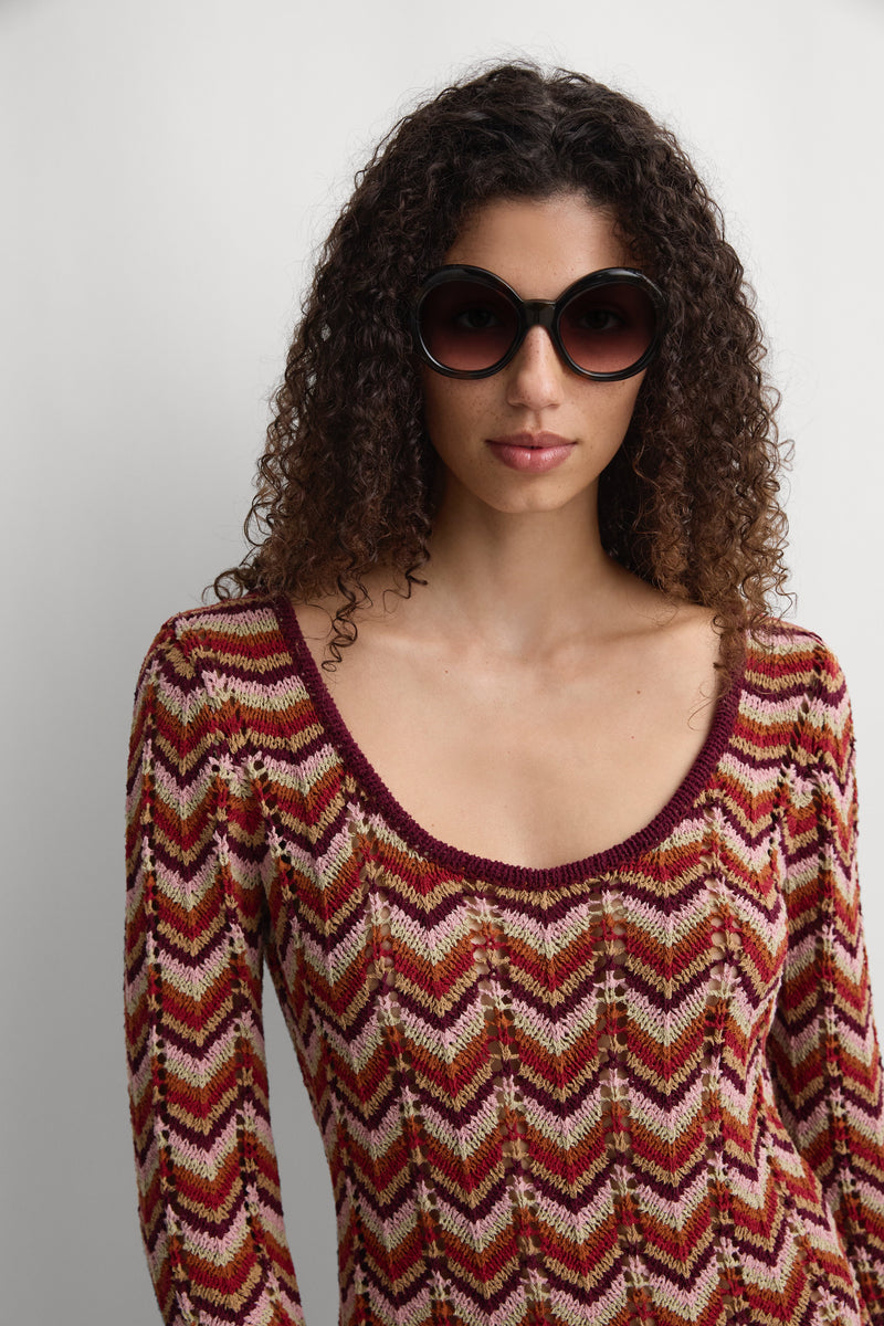 Daria Mini Dress Blanca Stripe