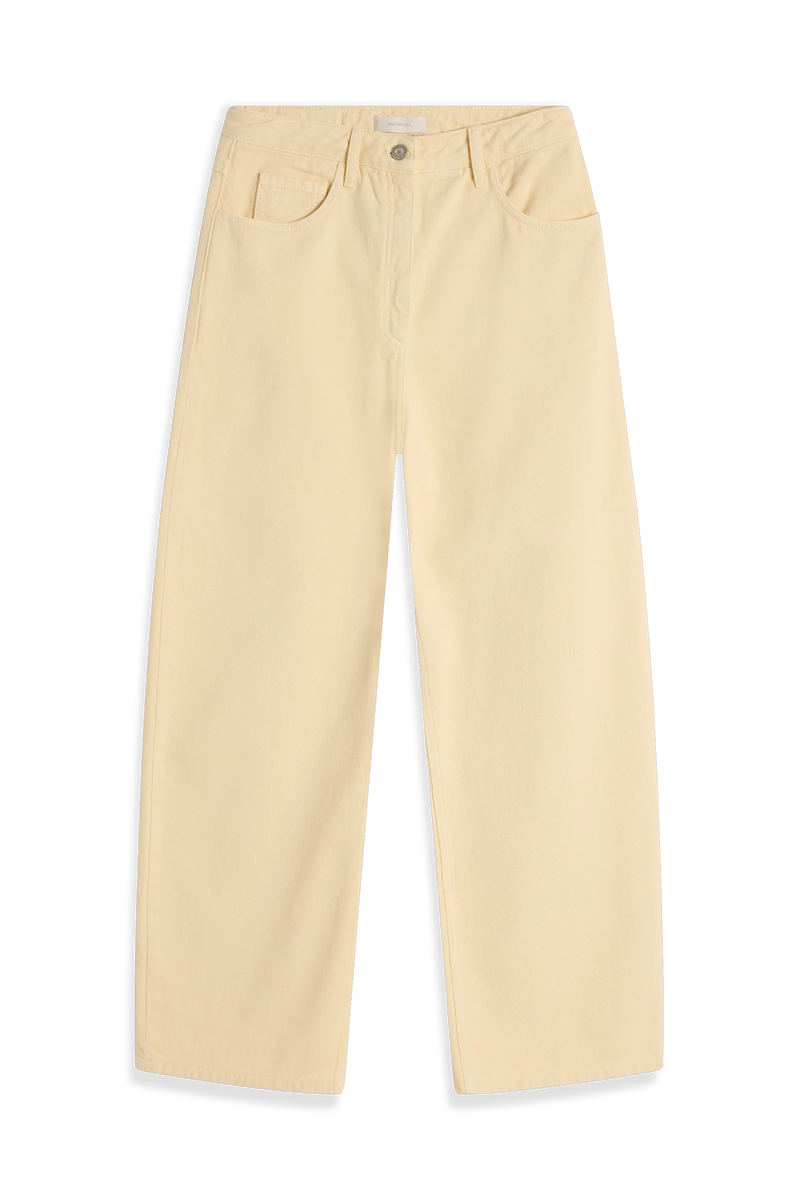 Malia Denim Pant Faded Butter