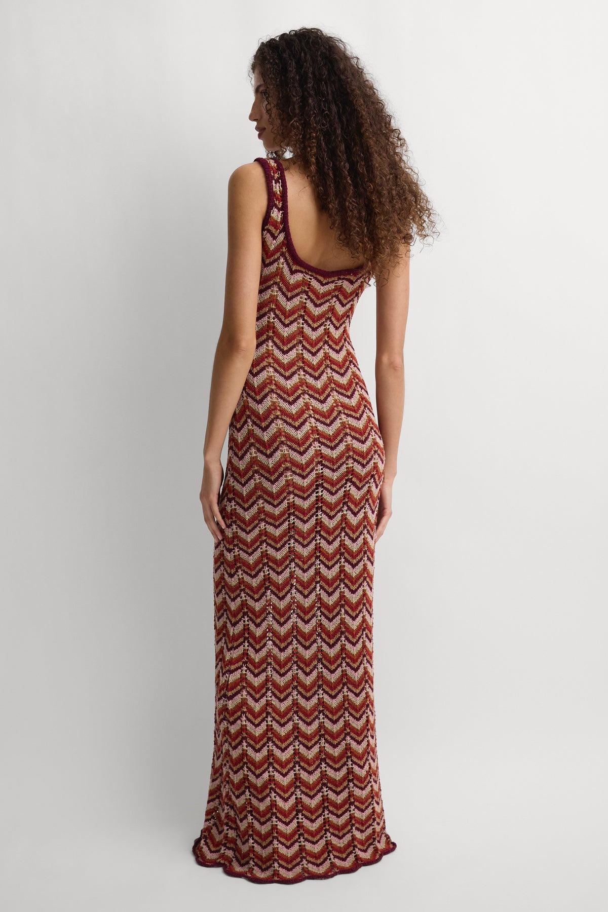 Malena Maxi Dress Blanca Stripe