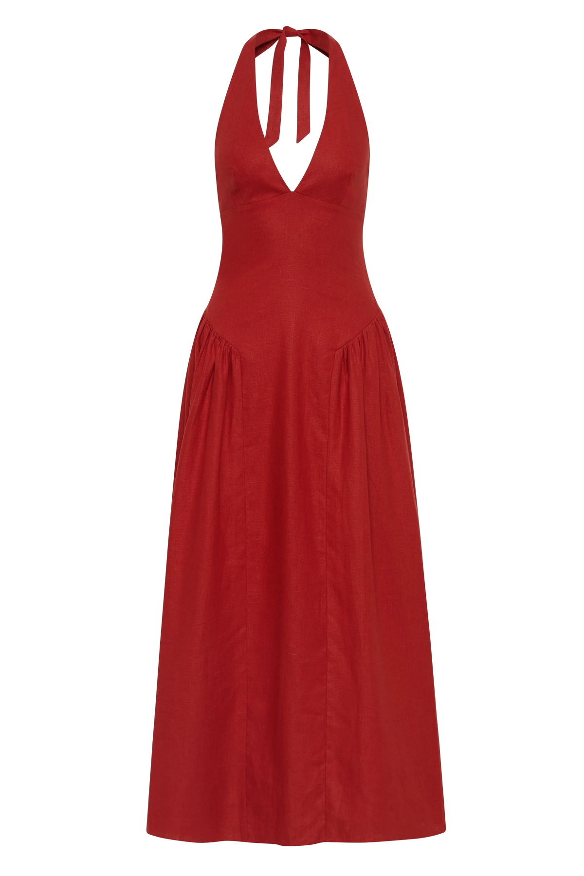 La Cala Midi Dress Chilli