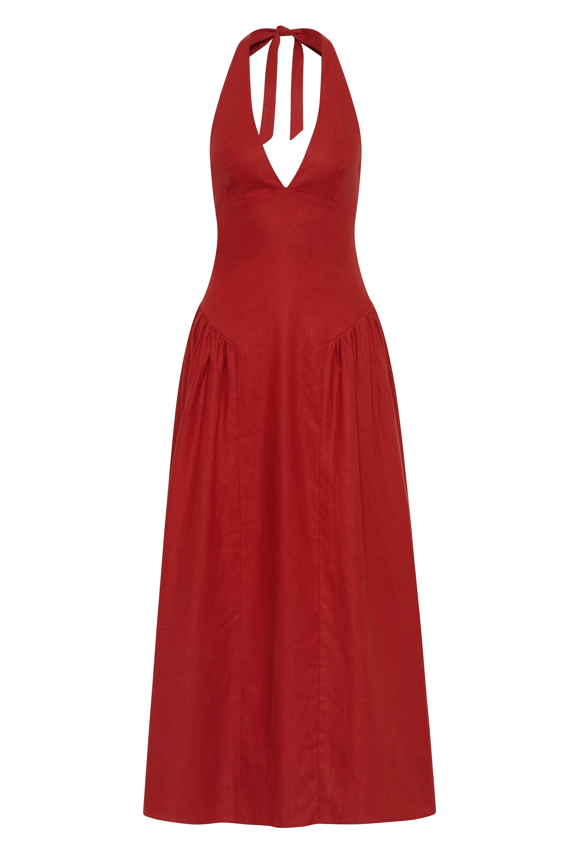 La Cala Midi Dress Chilli