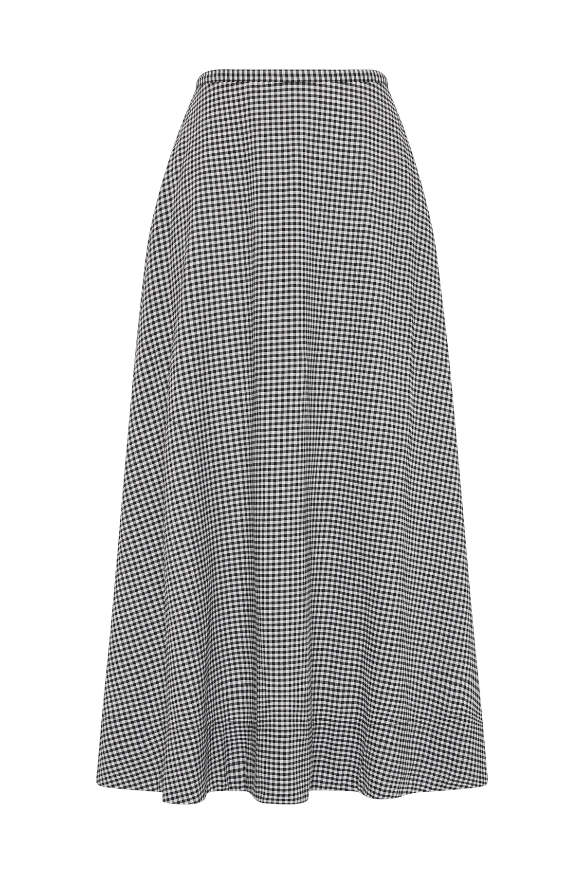 Leceia Skirt Cantinho Gingham Black