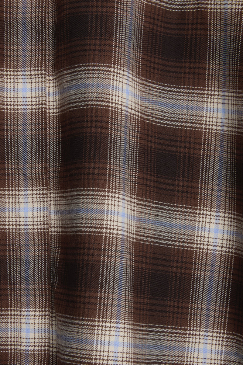 Clemente Shirt Cantilo Check Carob