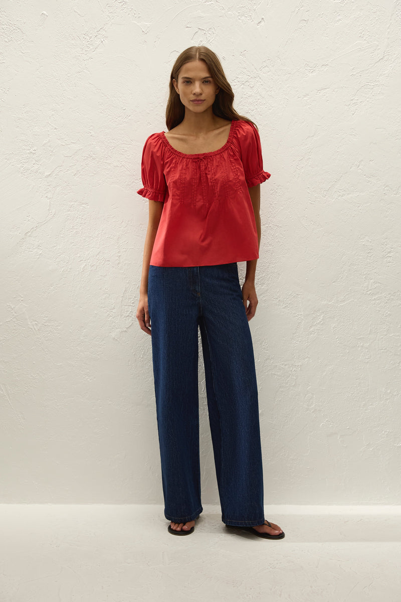 Jovita Top Red