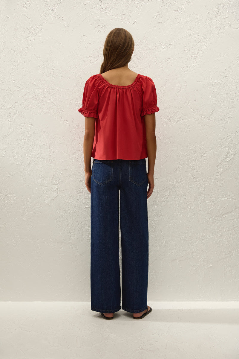 Jovita Top Red