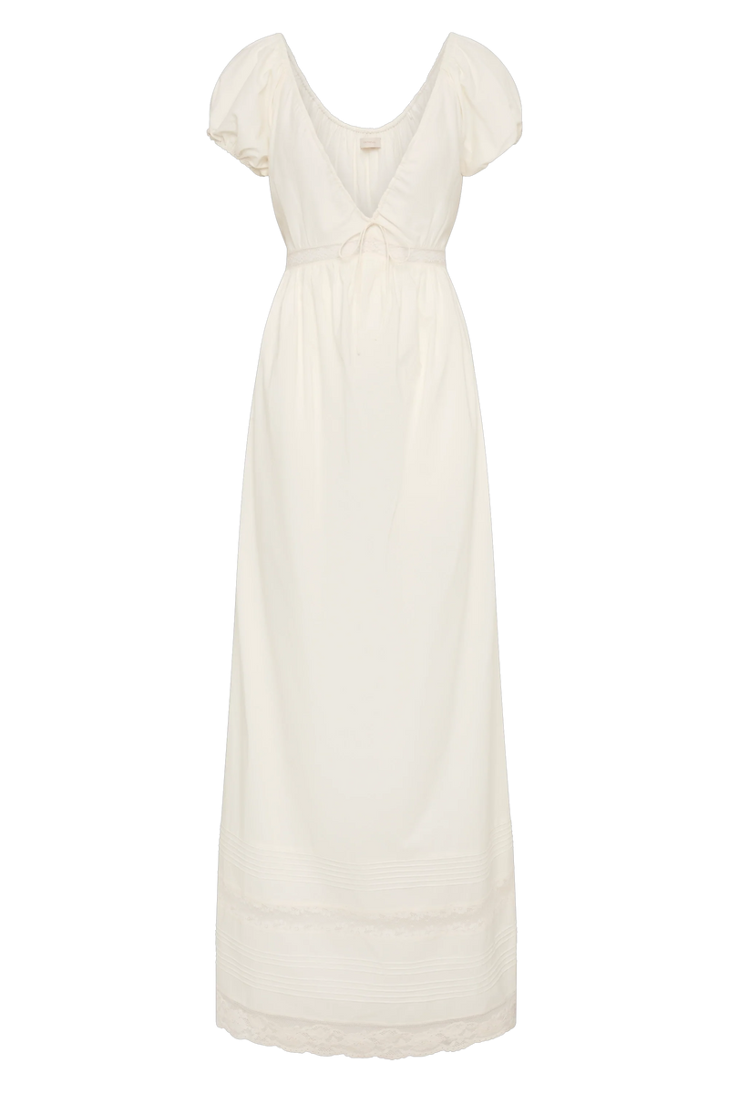 Elodia Maxi Dress Mila Lace Ivory