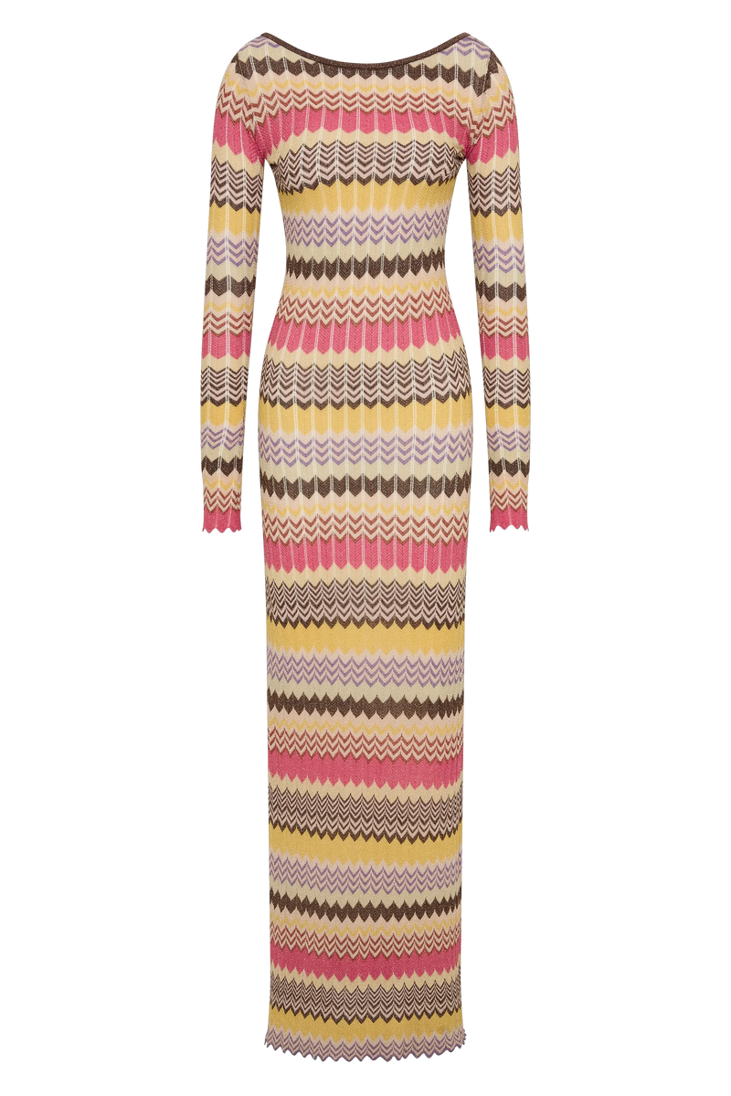 Pedro Maxi Dress Perla Stripe