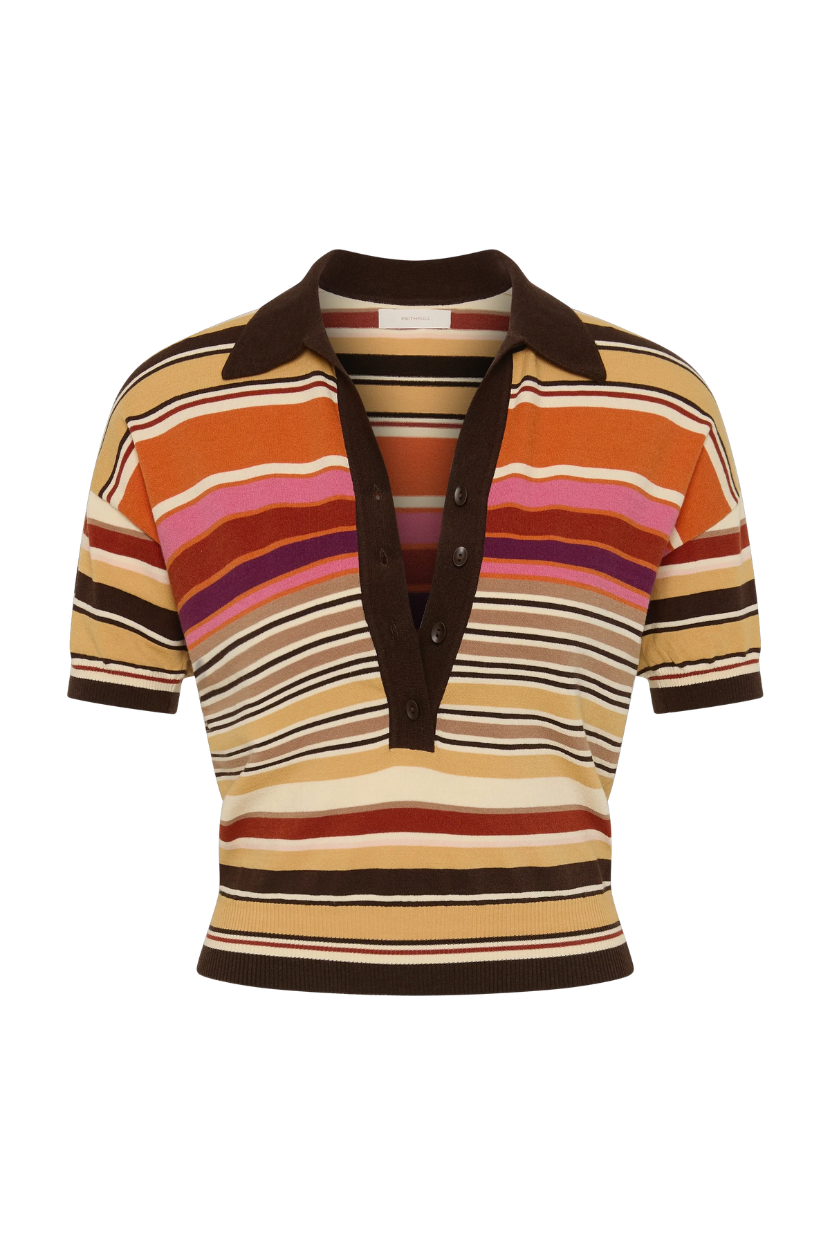 Sable Polo Shirt Murano Amber - Final Sale