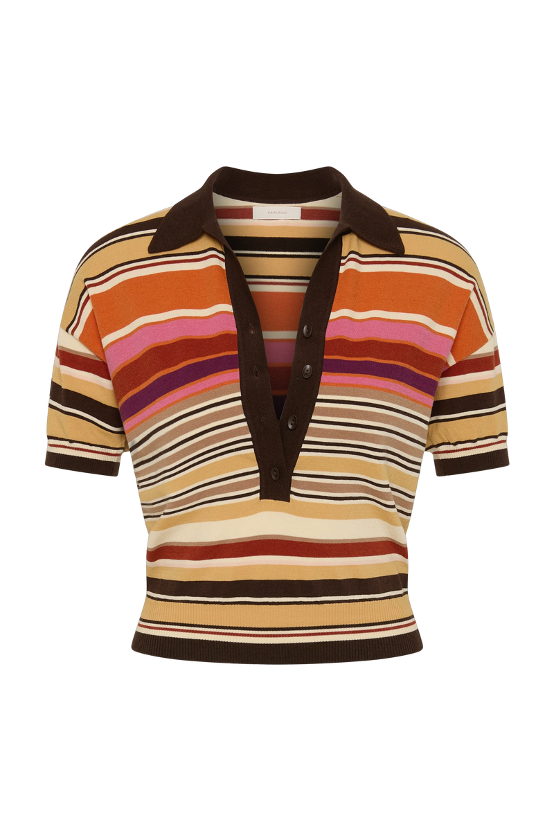 Sable Polo Shirt Murano Amber - Final Sale