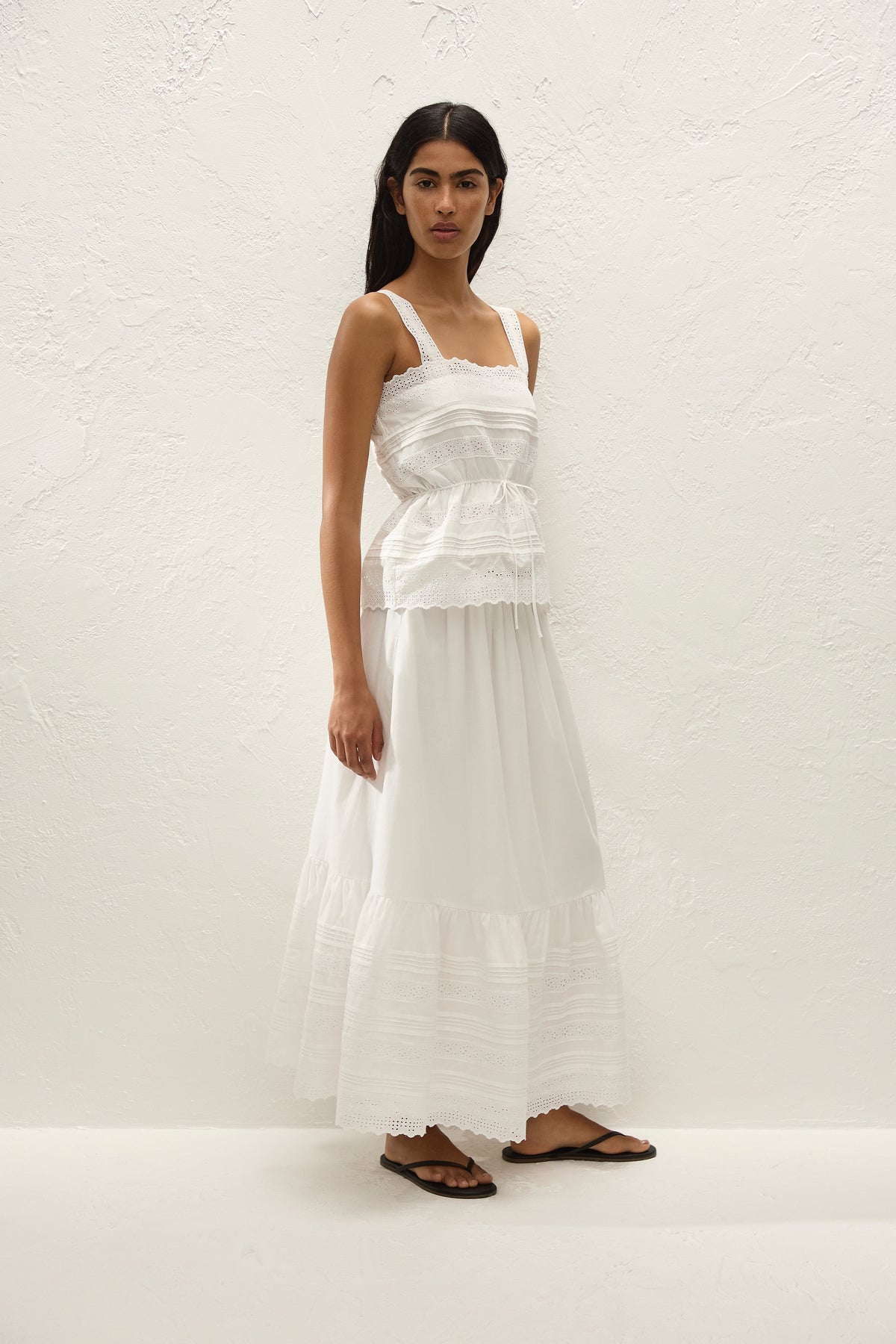 Dalila Top Fernanda Lace Antique White
