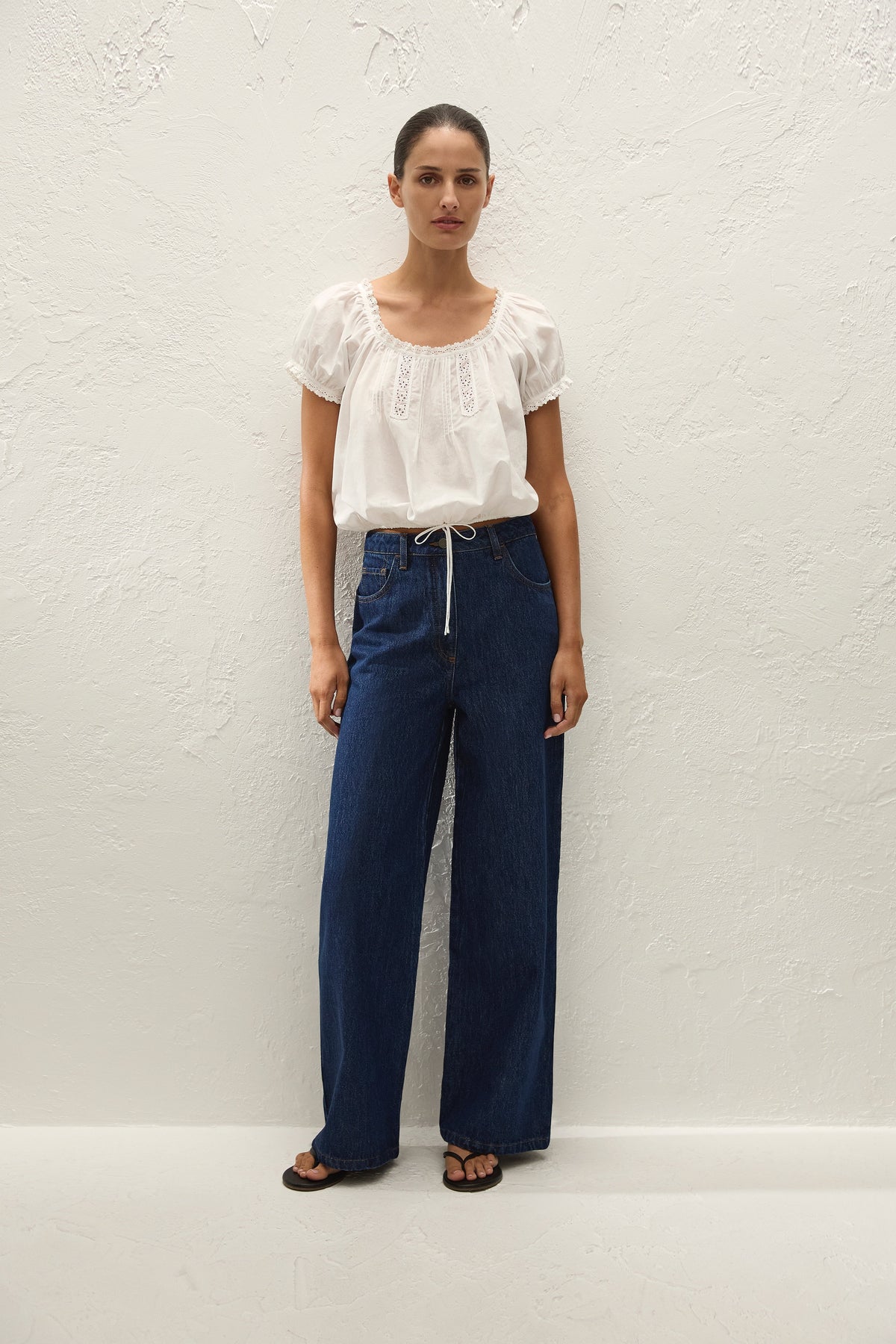 Gabi Top Fernanda Lace Antique White