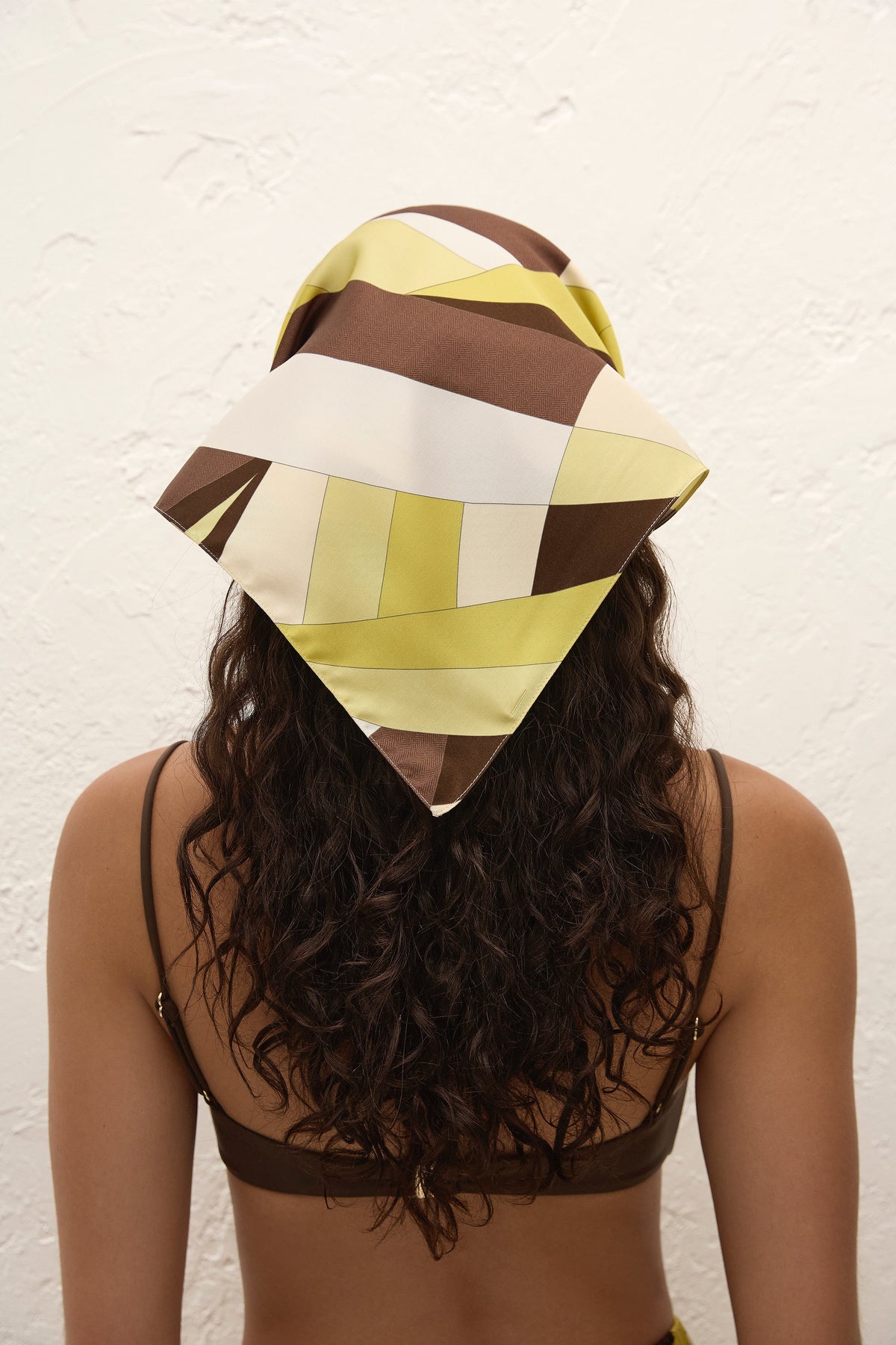 Soleil Head Scarf Mila Geometric Print