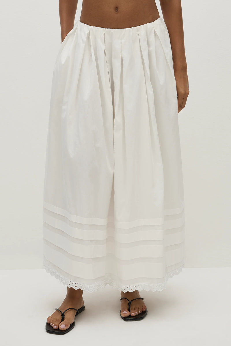 Ruth Skirt White - Final Sale