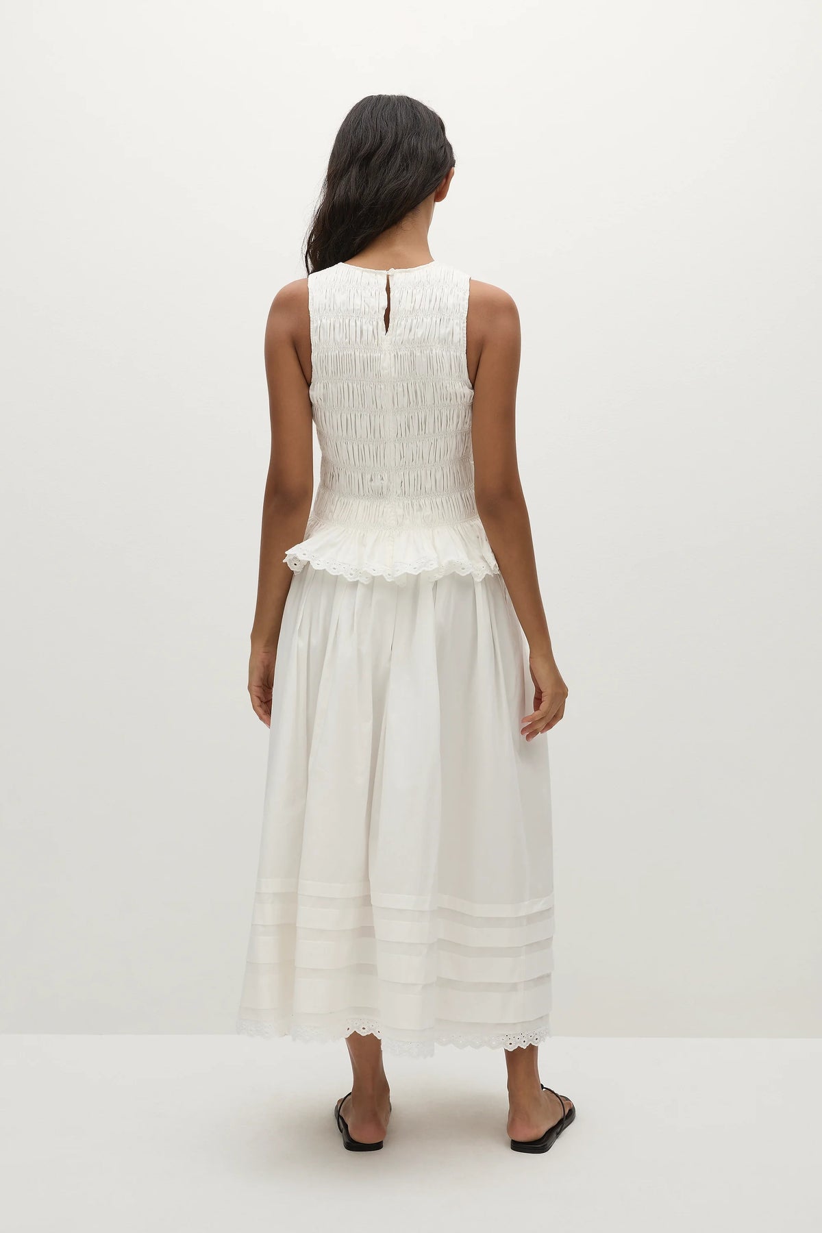 Ruth Skirt White - Final Sale