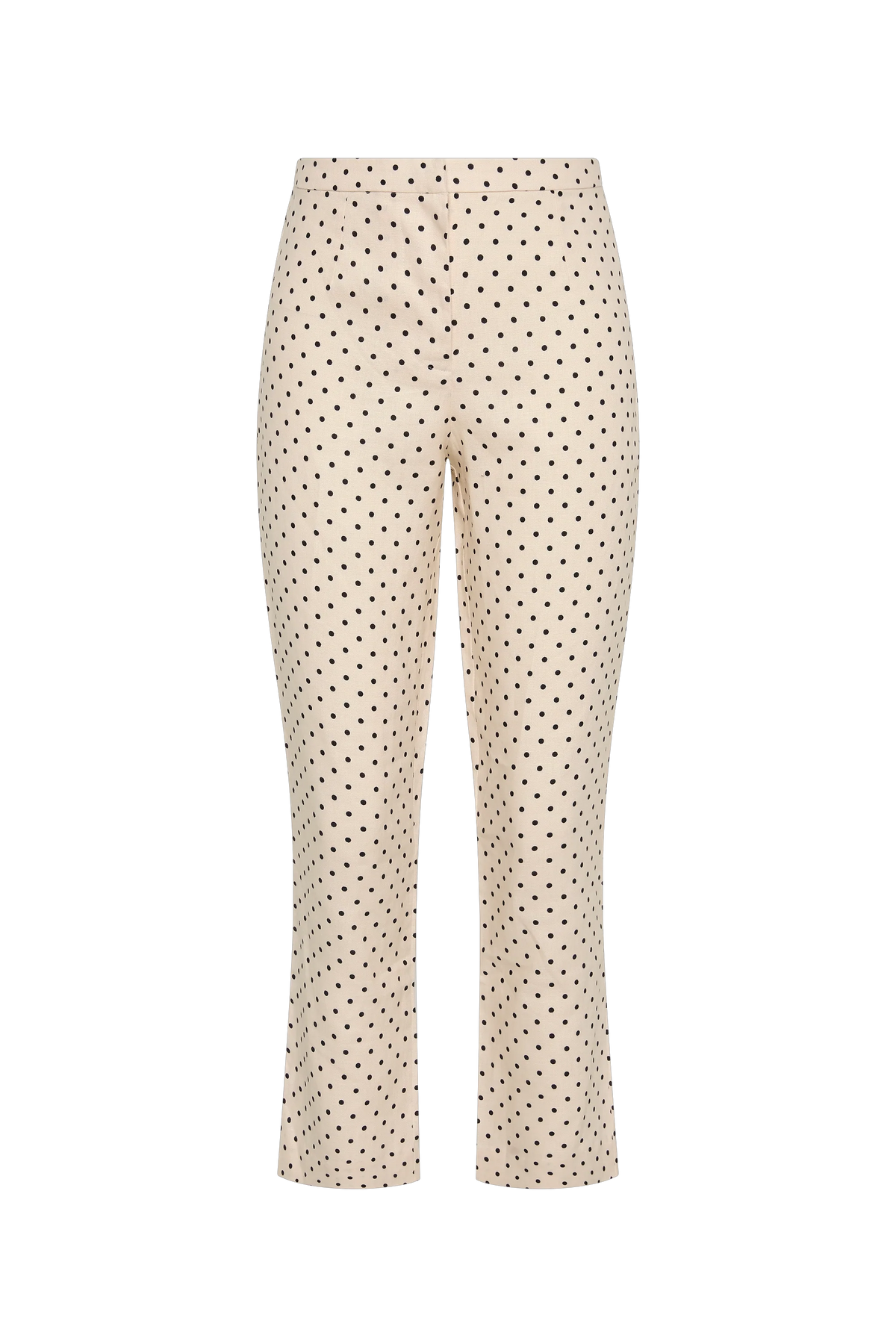 Iria Capri Pant Lola Polka Dot Cream Black