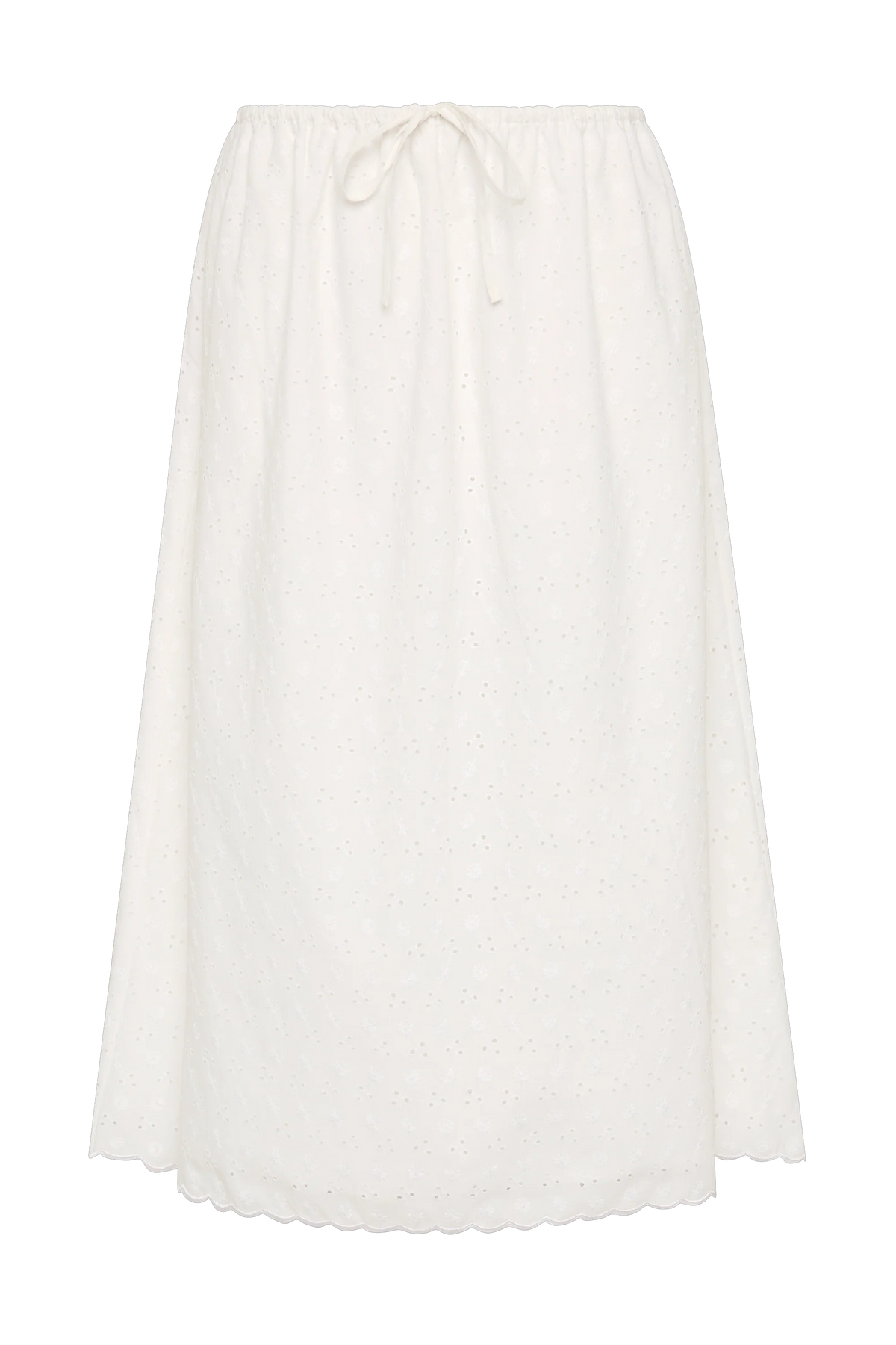 Santana Skirt Lucy Broderie White