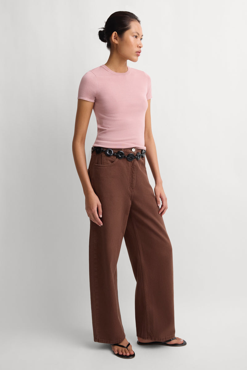 Malia Denim Pant Carob