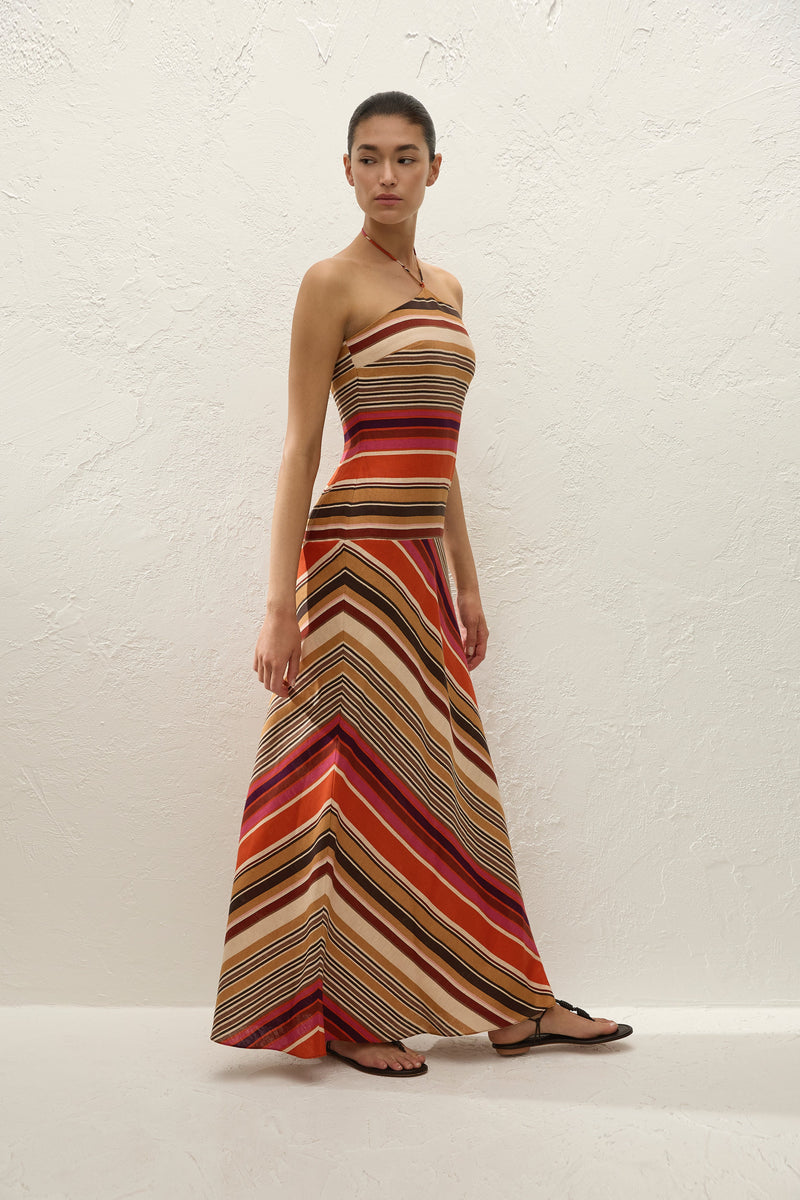 Clara Maxi Dress Murano Amber - Final Sale