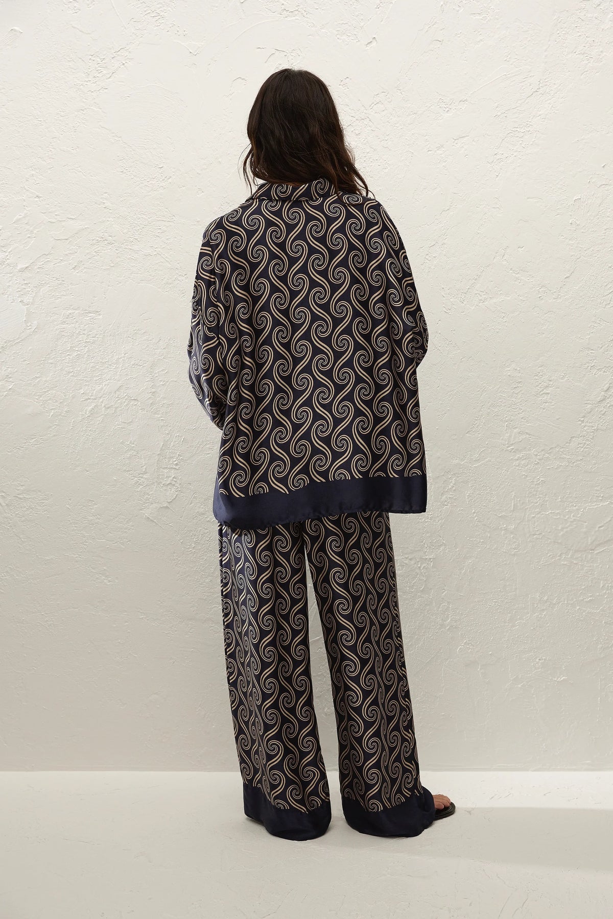 Jensen Pant Juanita Swirl Indigo - Final Sale