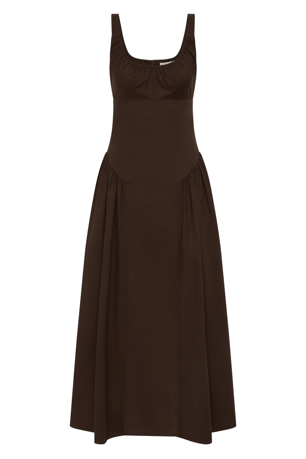 Marcella Midi Dress Espresso - Final Sale