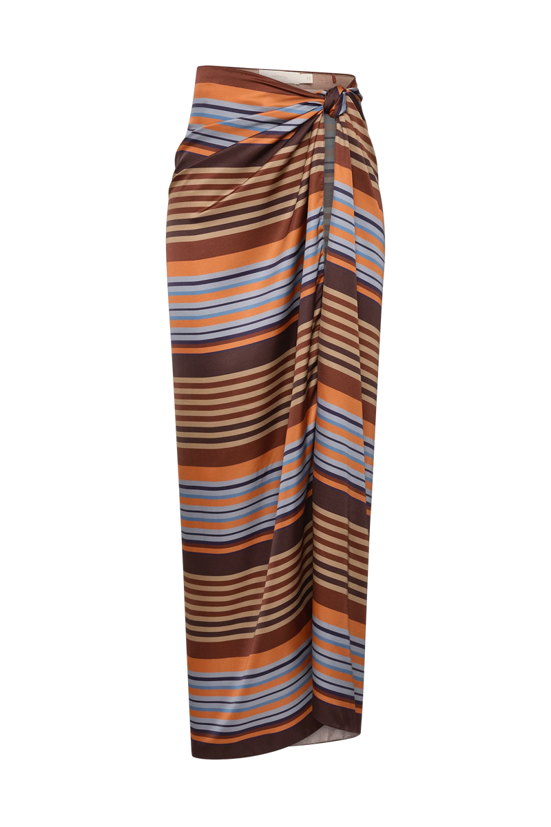 Soleil Waist Scarf Elena Stripe
