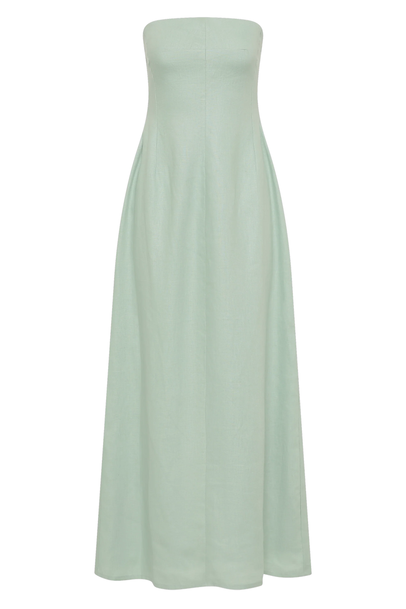 The Bandeau Dress Teal