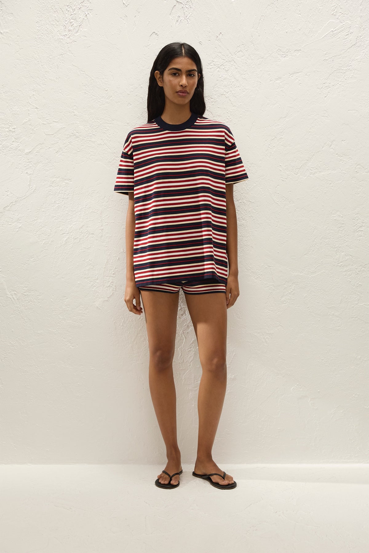 Le Paz Top Cila Stripe Navy