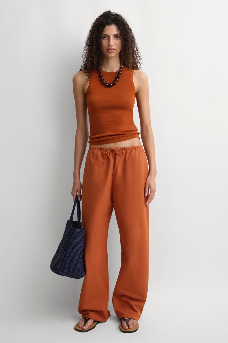 The Cotton Pant Ginger