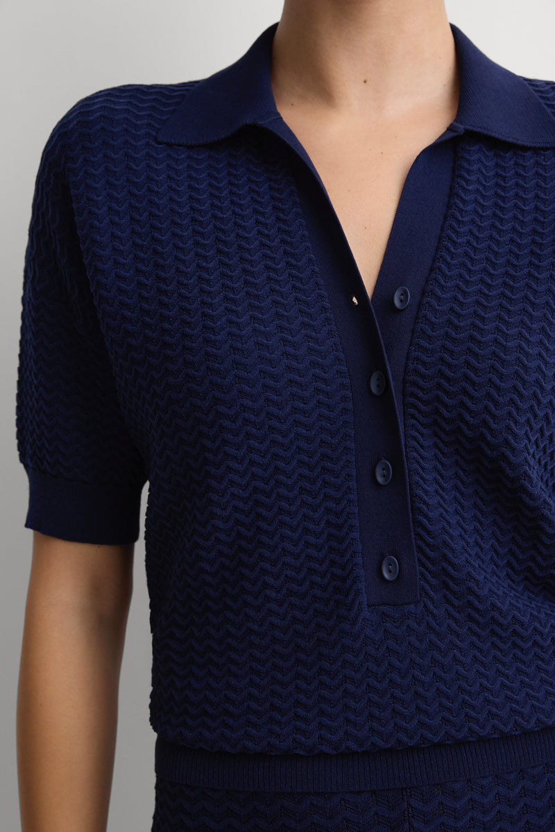 Oana Polo Shirt Vintage Navy