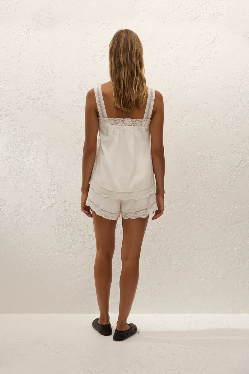 Cristina Top Mila Lace Ivory