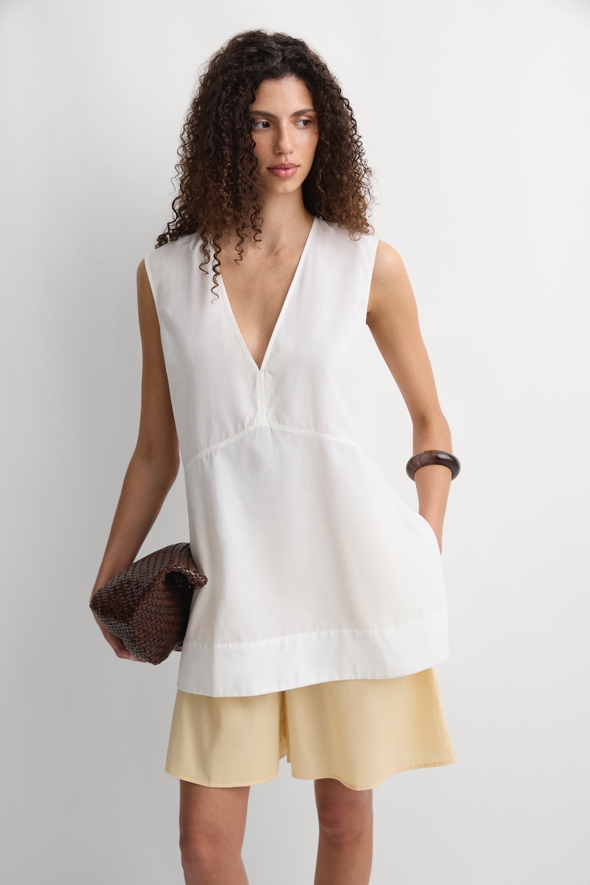 The Tunic Top White
